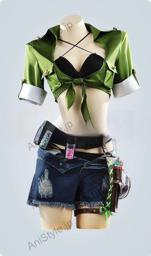 ウマ娘プリティーダービー Lunatic Lab アグネスタキオン 水着 コスプレ衣装 （ガラス瓶なし）