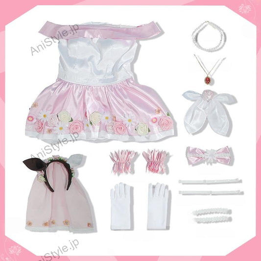 ウマ娘プリティーダービー Sweet Juneberry 花嫁 ニシノフラワー コスプレ衣装