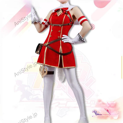 ウマ娘 プリティーダービー ゴールドシップ 勝負服 コスプレ衣装(カバン付き）