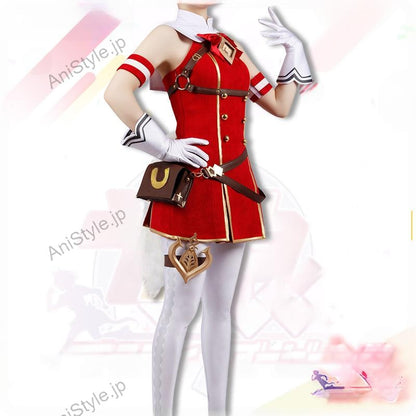 ウマ娘 プリティーダービー ゴールドシップ 勝負服 コスプレ衣装(カバン付き）