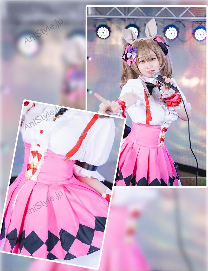ウマ娘 プリティーダービー スマートファルコン 勝負服 コスプレ衣装(耳、尻尾付き）