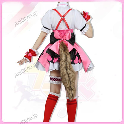 ウマ娘 プリティーダービー スマートファルコン 勝負服 コスプレ衣装(耳、尻尾付き）