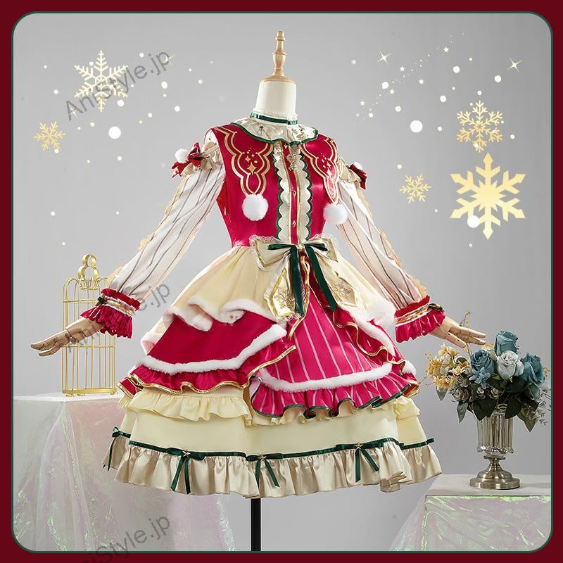 ウマ娘プリティーダービー  [清らに星澄むスノーロリィタ] メジロブライト クリスマス衣装  コスプレ衣装