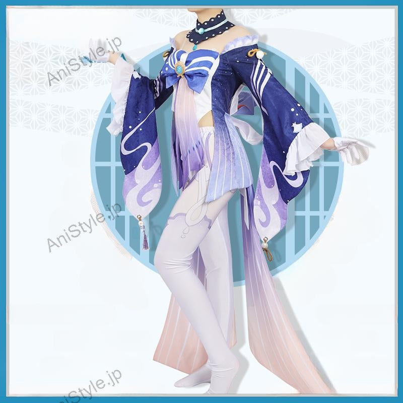 原神 稲妻城 珊瑚宮心海 コスプレ衣装