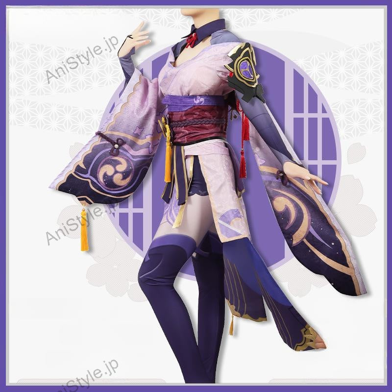原神 稲妻城 雷電将軍 コスプレ衣装