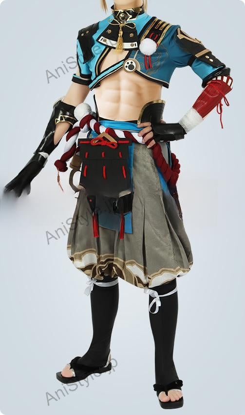 原神 稻妻城 ゴロー  コスプレ衣装