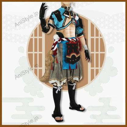 原神 稻妻城 ゴロー  コスプレ衣装