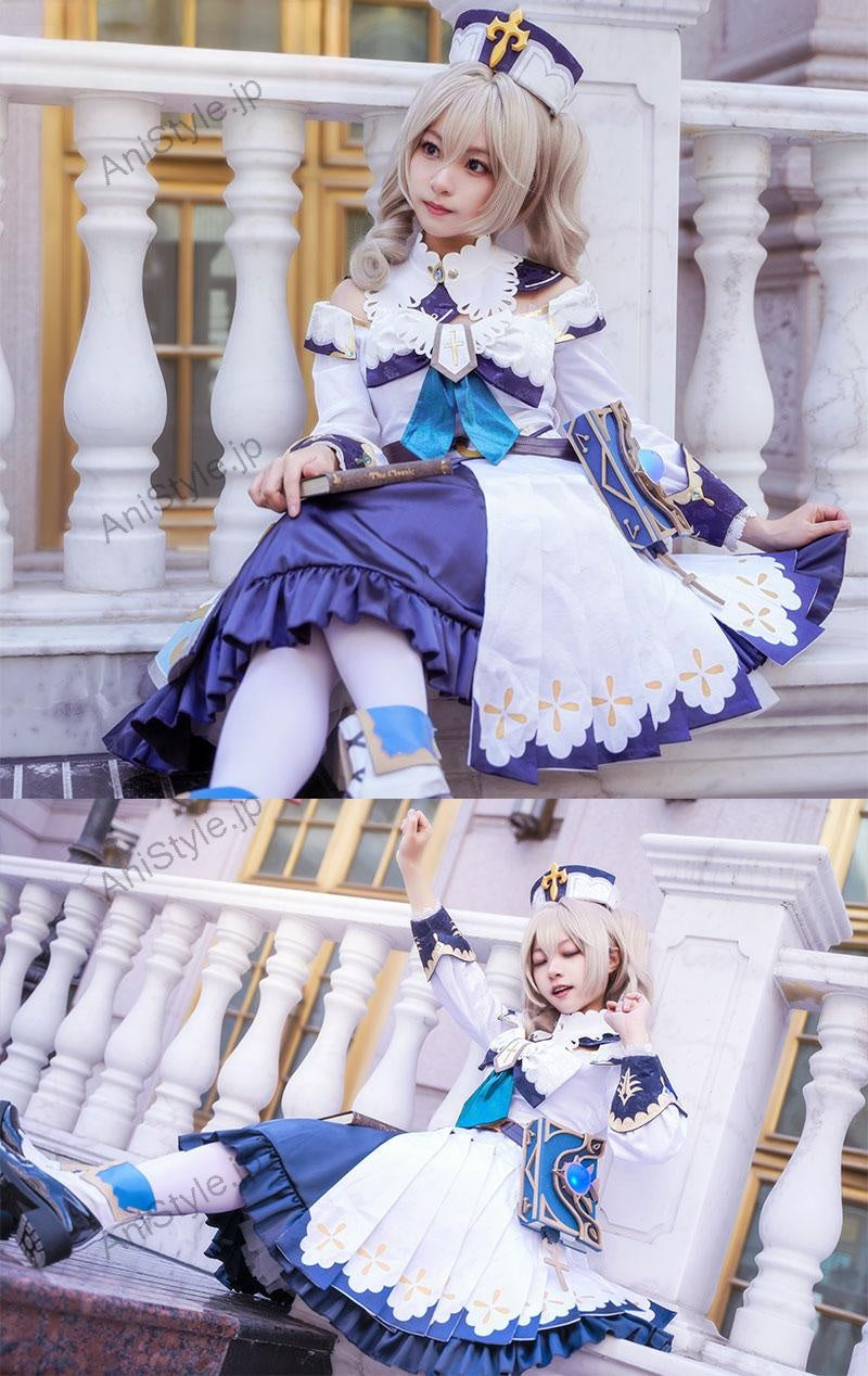 原神 モンド城 バーバラ コスプレ衣装