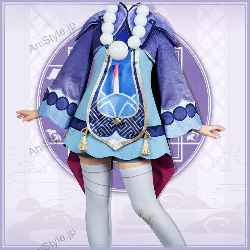 原神 璃月港 七七 コスプレ衣装