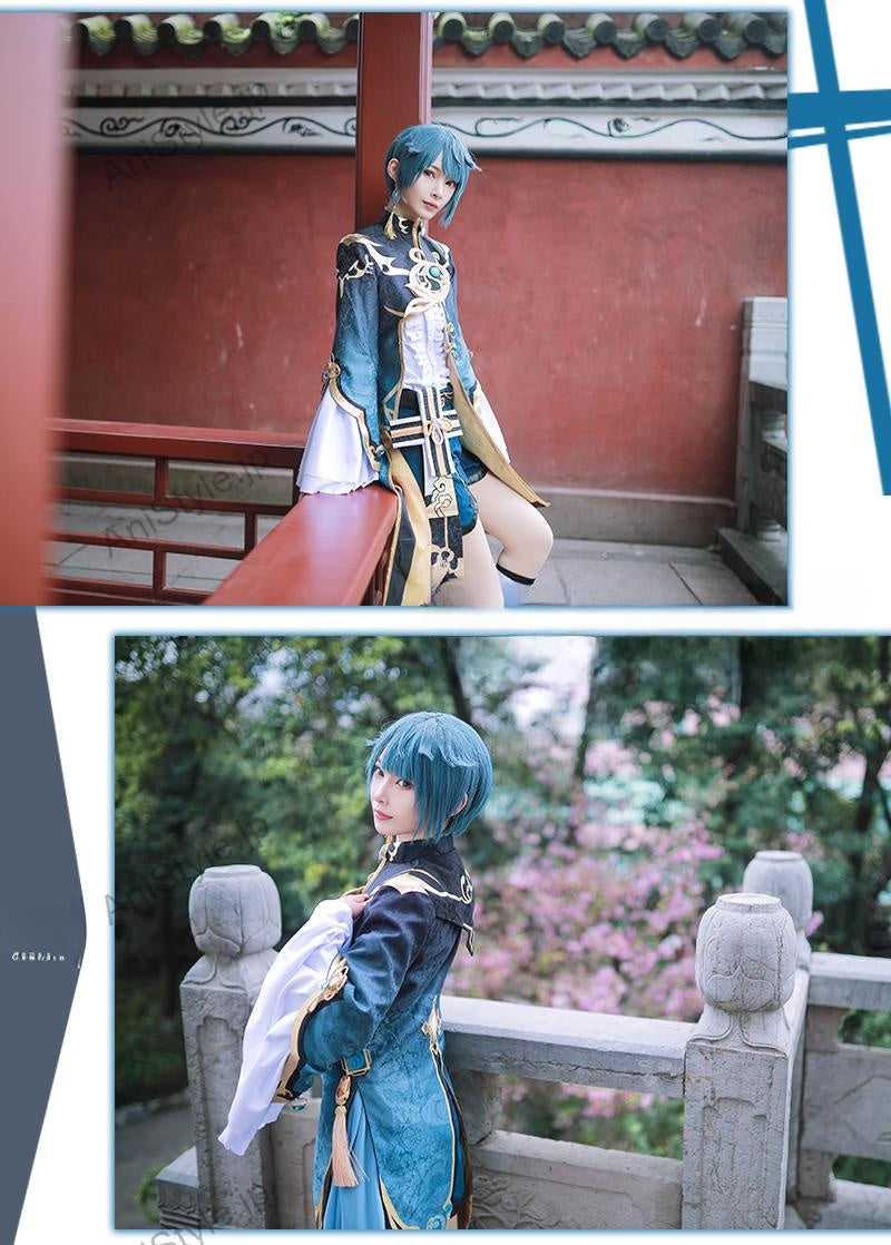 原神 璃月港 行秋 コスプレ衣装