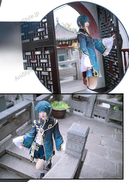 原神 璃月港 行秋 コスプレ衣装