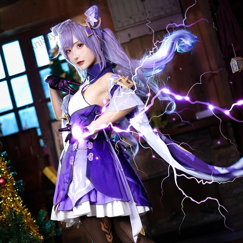 原神 璃月港 刻晴 コスプレ衣装