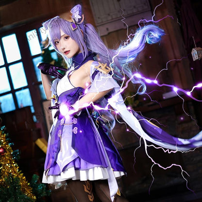 原神 璃月港 刻晴 コスプレ衣装
