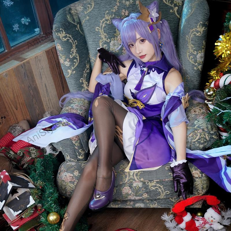 原神 璃月港 刻晴 コスプレ衣装