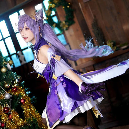 原神 璃月港 刻晴 コスプレ衣装