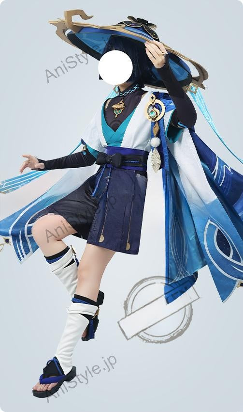 原神 散兵 放浪者 スカラマシュ コスプレ衣装（帽子なし)
