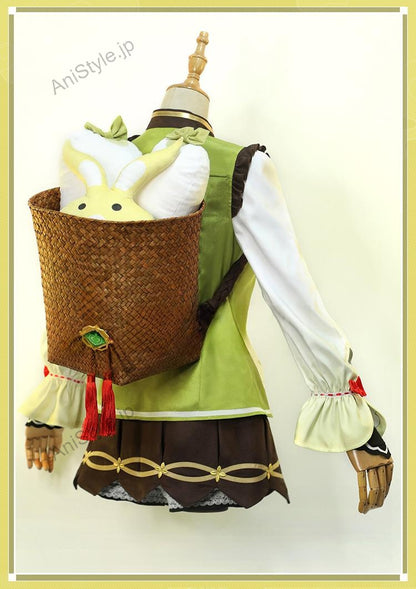 原神 璃月港 ヨォーヨ コスプレ衣装（背負い籠なし）