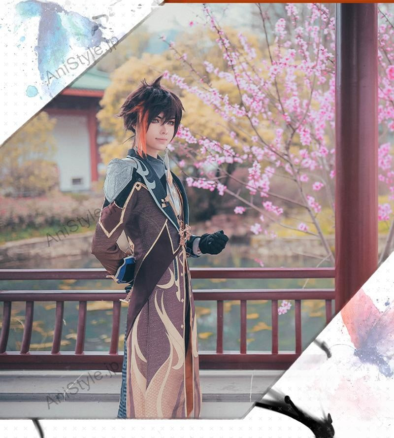 原神 璃月港 岩王帝君 鍾離 コスプレ衣装