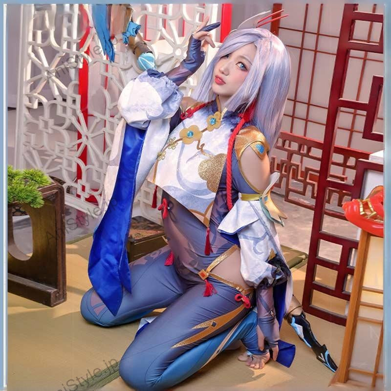 原神 璃月港 申鶴 コスプレ衣装