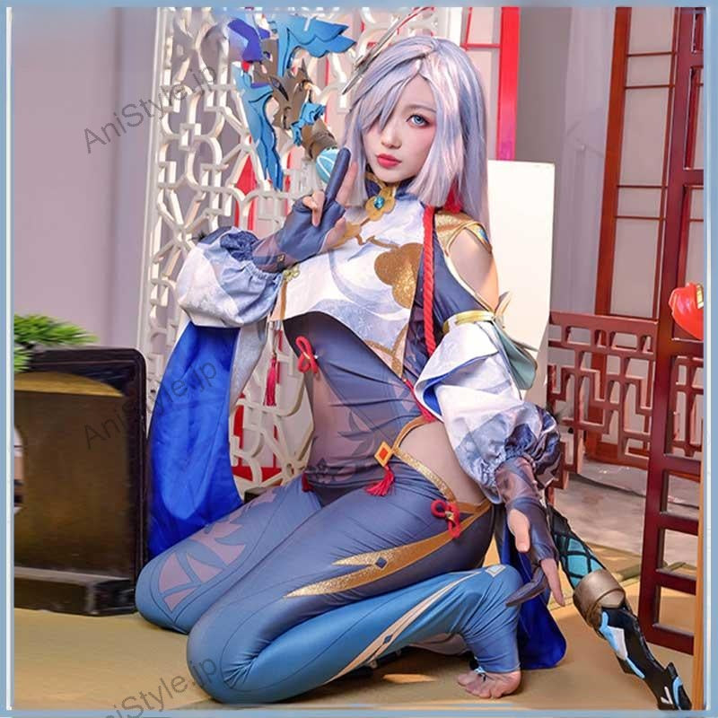原神 璃月港 申鶴 コスプレ衣装