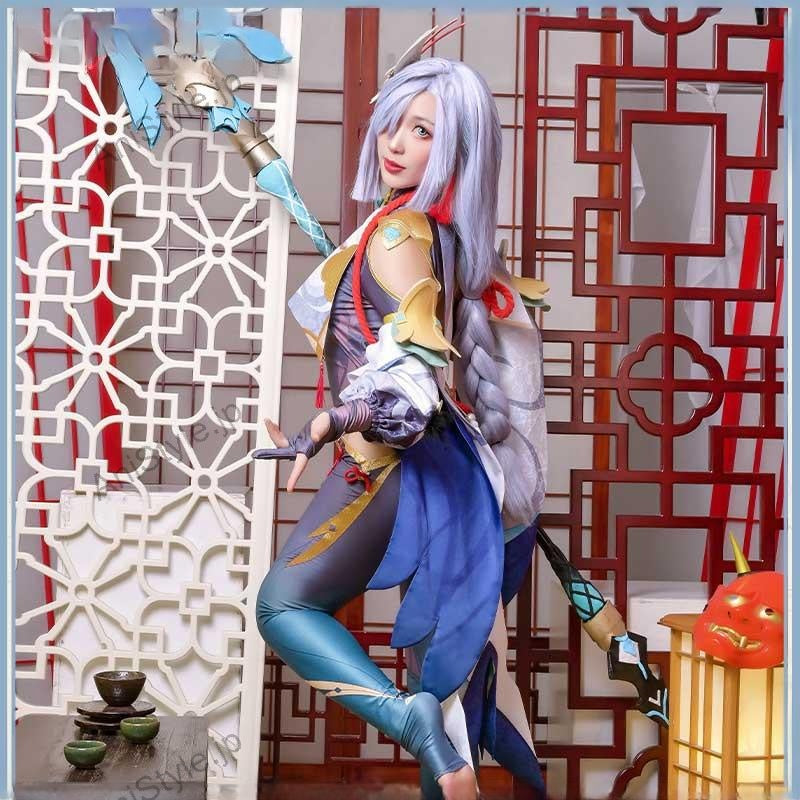 原神 璃月港 申鶴 コスプレ衣装