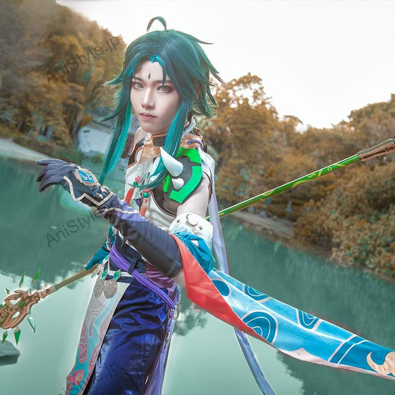 原神 璃月港 魈 コスプレ衣装 （儺面なし）