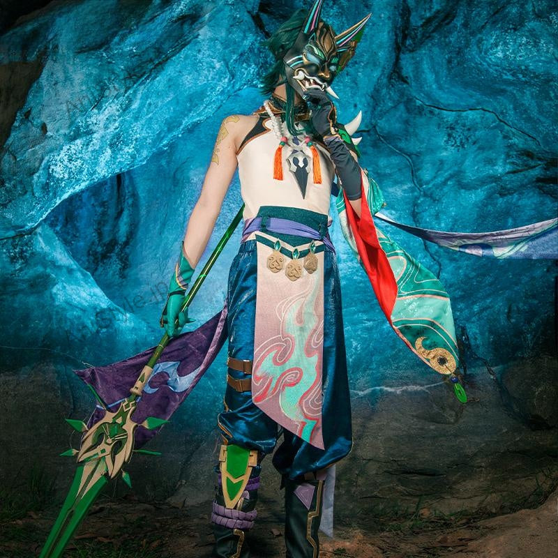 原神 璃月港 魈 コスプレ衣装 （儺面なし）
