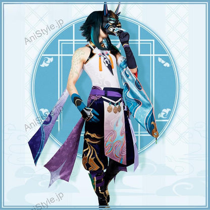 原神 璃月港 魈 コスプレ衣装 （儺面なし）