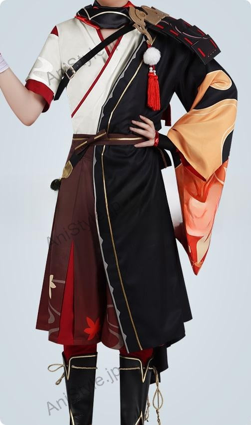 原神 稲妻城  楓原万葉（カエデハラカズハ） コスプレ衣装