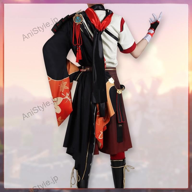 原神 稲妻城  楓原万葉（カエデハラカズハ） コスプレ衣装