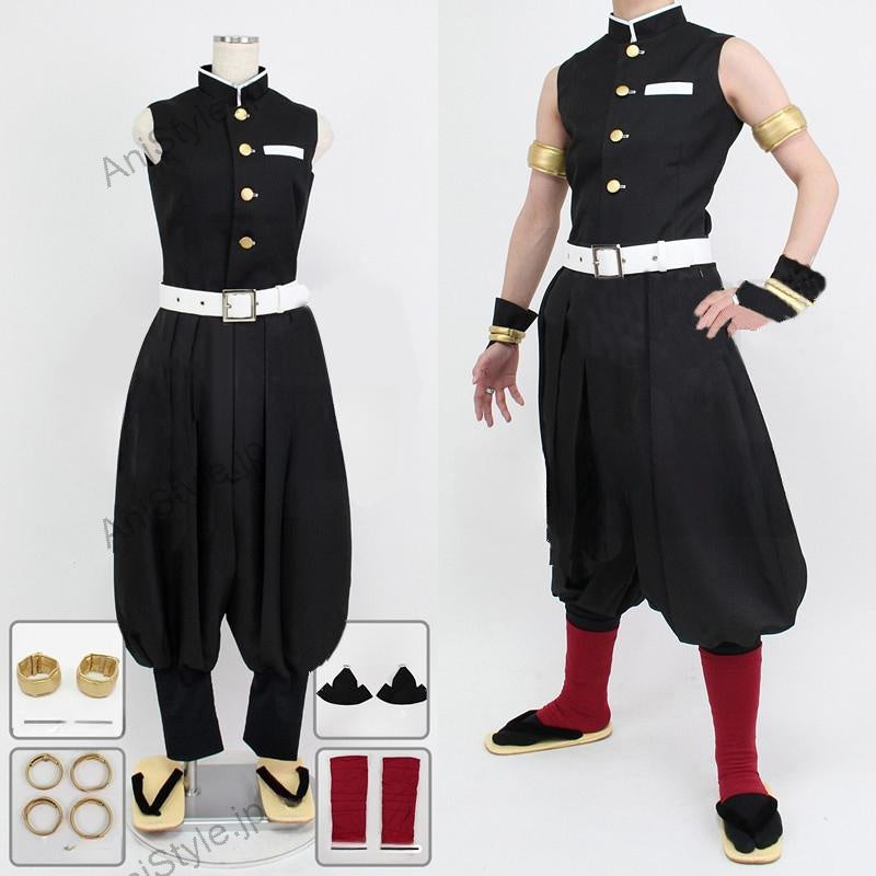 鬼滅の刃 鬼殺隊隊服 音柱・宇髄天元 コスプレ衣装