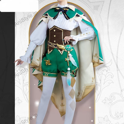 原神 モンド城 ウェンティ コスプレ衣装