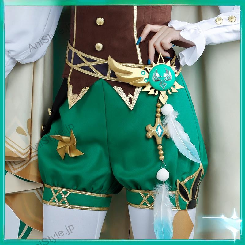 原神 モンド城 ウェンティ コスプレ衣装