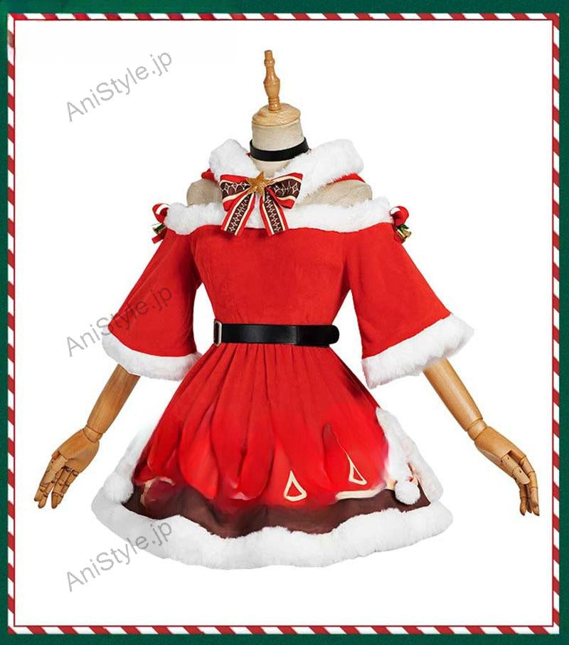 原神 モンド城 クリスマス衣装 バーバラ コスプレ衣装
