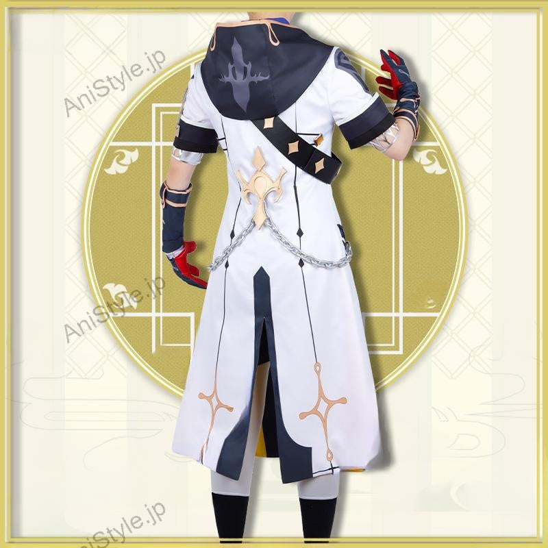 原神 モンド城 錬金術師 白亜の申し子 アルベド コスプレ衣装