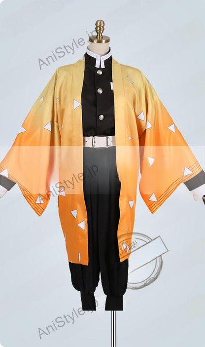 鬼滅の刃 鬼殺隊隊服 我妻善逸 コスプレ衣装