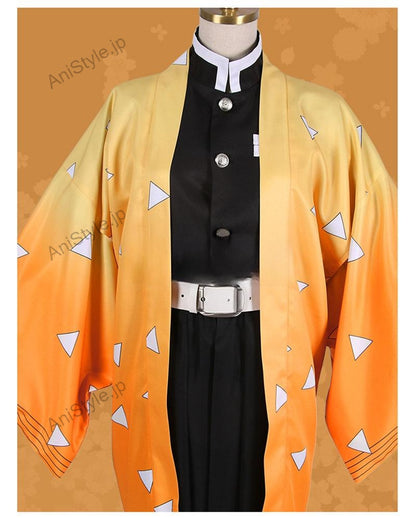 鬼滅の刃 鬼殺隊隊服 我妻善逸 コスプレ衣装