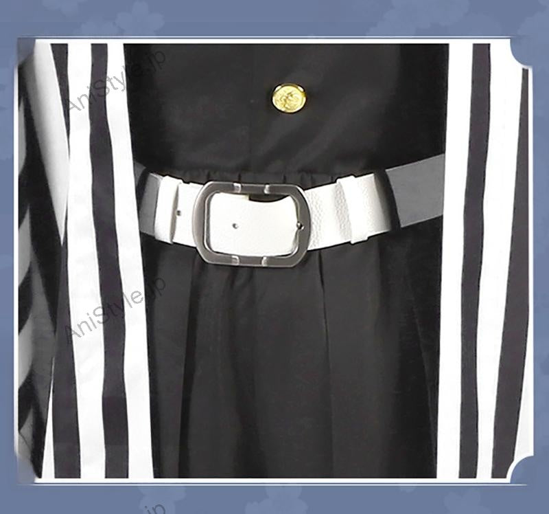 鬼滅の刃 鬼殺隊隊服 蛇柱・伊黒小芭内 コスプレ衣装 白ver.