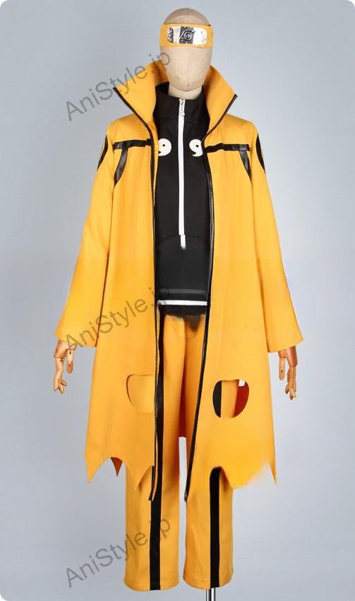 NARUTO -ナルト-疾風伝 九尾チャクラモード 九喇嘛モード うずまきナルト コスプレ衣装