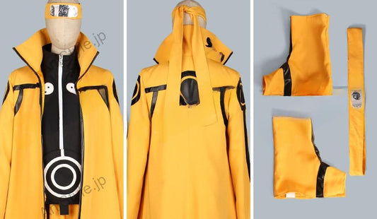NARUTO -ナルト-疾風伝 九尾チャクラモード 九喇嘛モード うずまきナルト コスプレ衣装