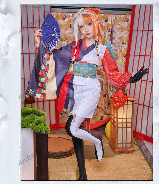 Fate Grand Order FGO 出雲阿国 コスプレ衣装  霊基再臨 第1段階