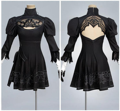 NieR:Automata ニーア オートマタ 2B(ヨルハ二号B型) コスプレ衣装 修正版