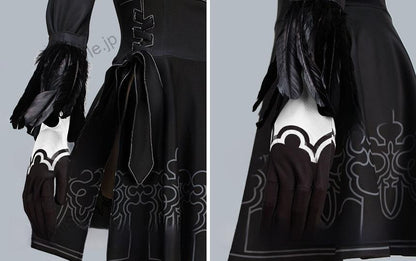 NieR:Automata ニーア オートマタ 2B(ヨルハ二号B型) コスプレ衣装 修正版