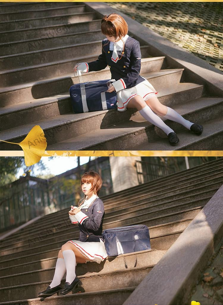 カードキャプターさくら クリアカード編 木之本桜 制服 コスプレ衣装