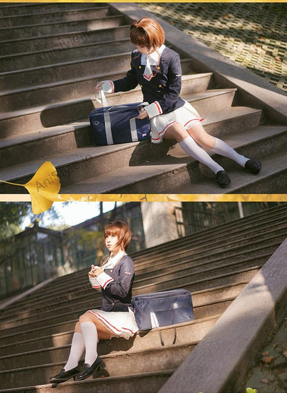 カードキャプターさくら クリアカード編 木之本桜 制服 コスプレ衣装