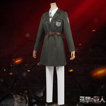 進撃の巨人 調査兵団 マーレ軍服 コスプレ衣装 刺繍ver