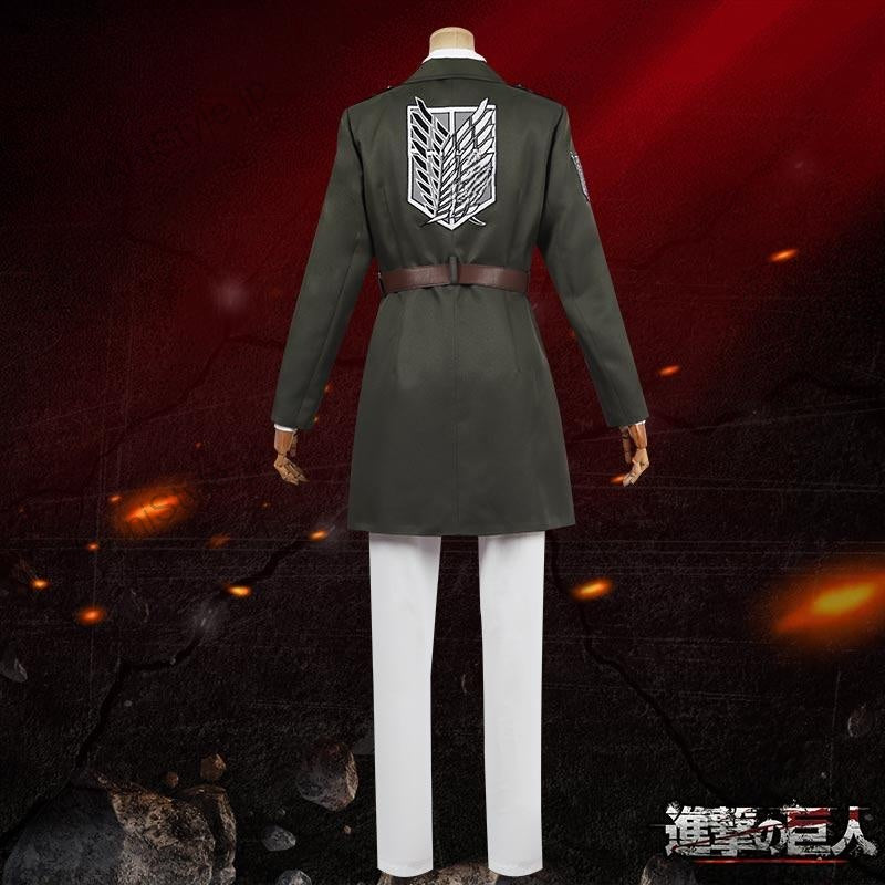 進撃の巨人 調査兵団 マーレ軍服 コスプレ衣装 刺繍ver