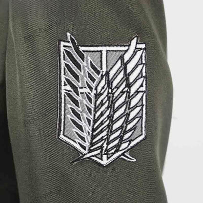 進撃の巨人 調査兵団 マーレ軍服 コスプレ衣装 刺繍ver