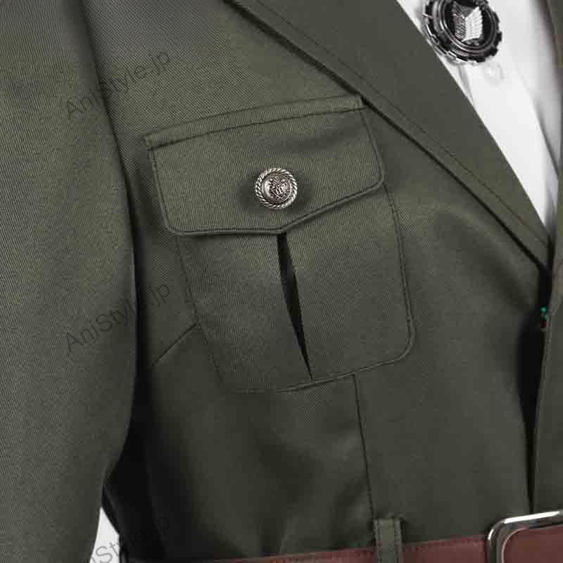 進撃の巨人 調査兵団 マーレ軍服 コスプレ衣装 刺繍ver