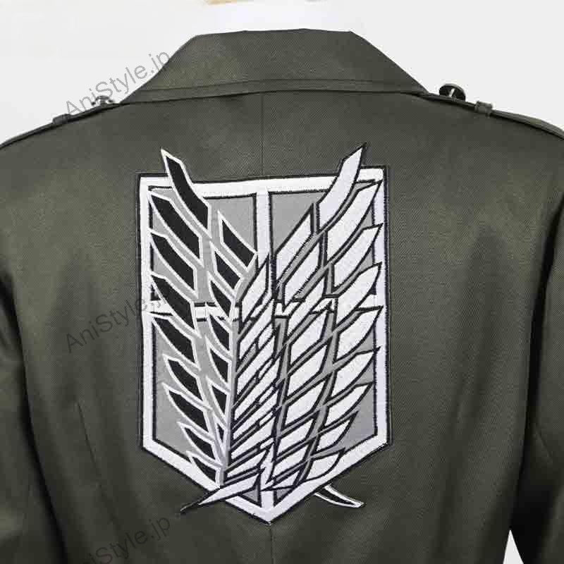 進撃の巨人 調査兵団 マーレ軍服 コスプレ衣装 刺繍ver